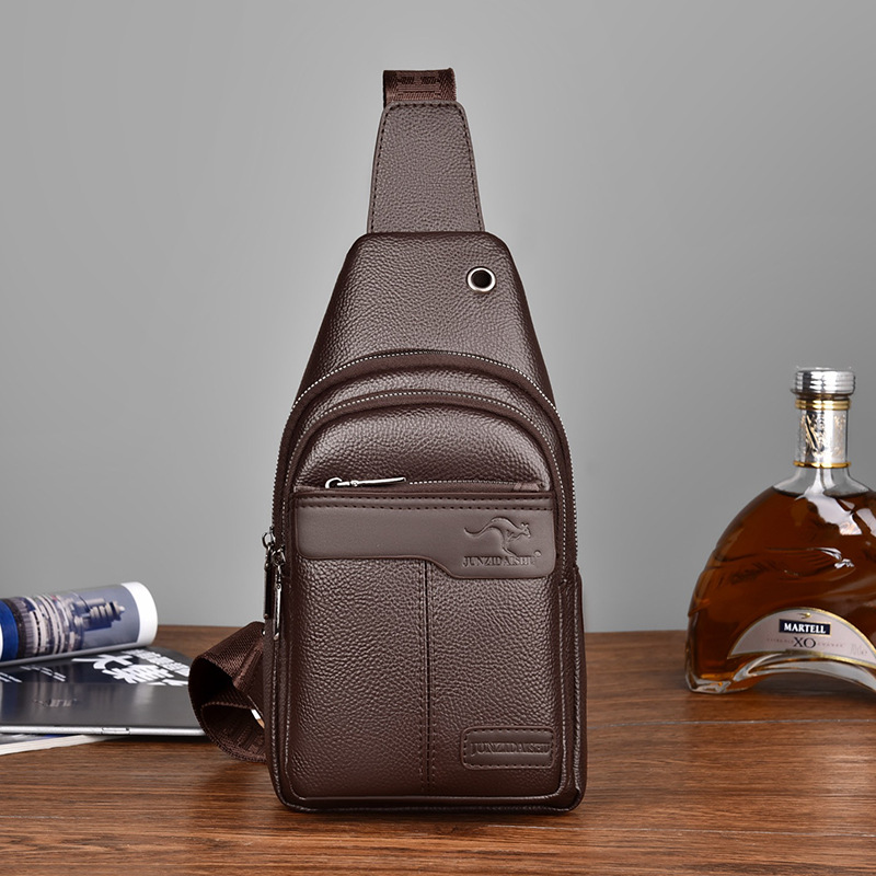 Luxury Bags Sling - Luxury Brand Chest Pack Leather Messenger