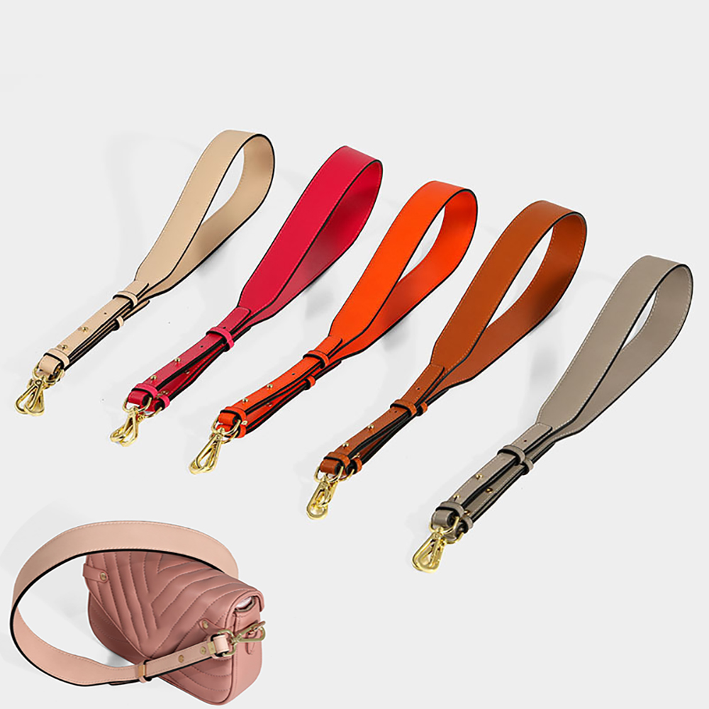 Belt Bag Leather Wide - Adjustable 103-113cm Genuine Leather Shoulder Crossbody