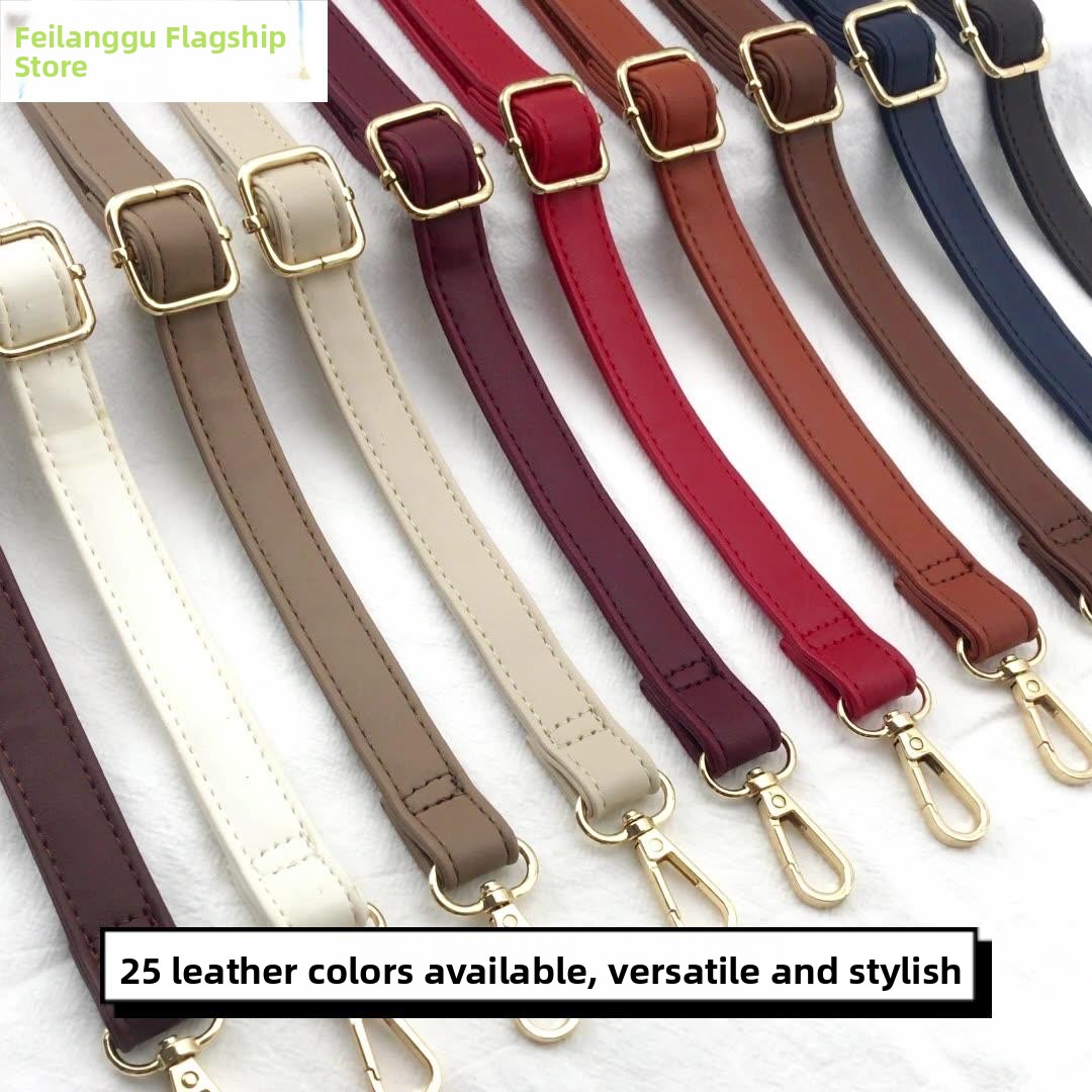Belt Bag Leather Wide - Brown Single Shoulder Handbag Strap Replacement