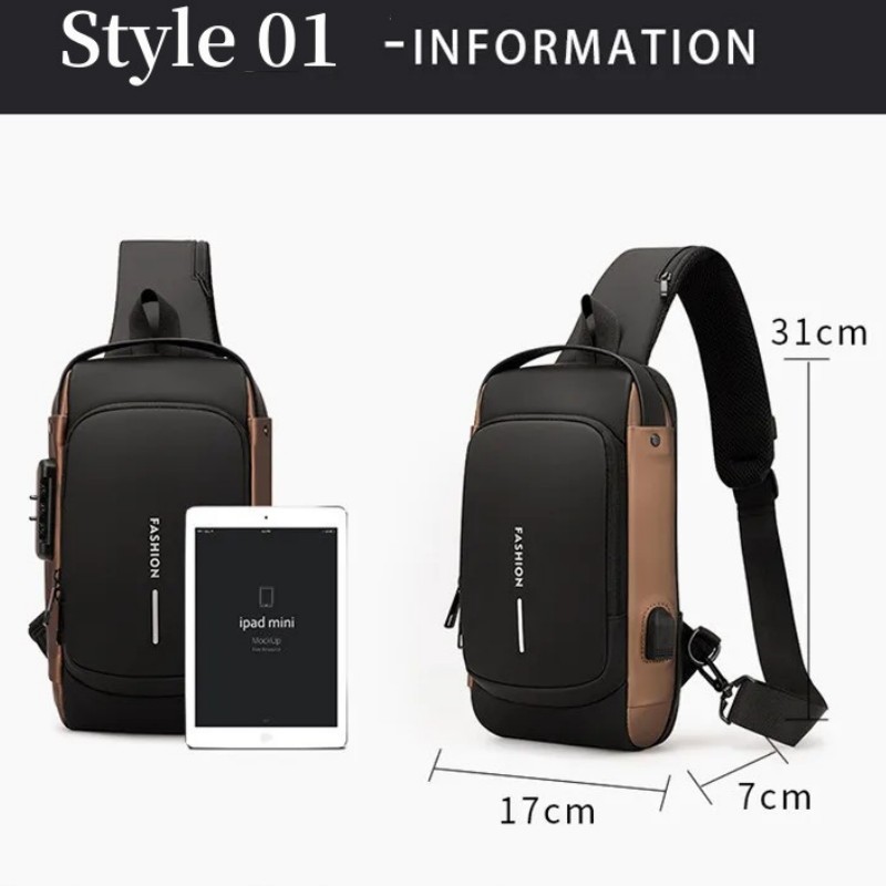 New Chest Bag for Men Crossbod - đánh giá và giá Luxury Bags Sling