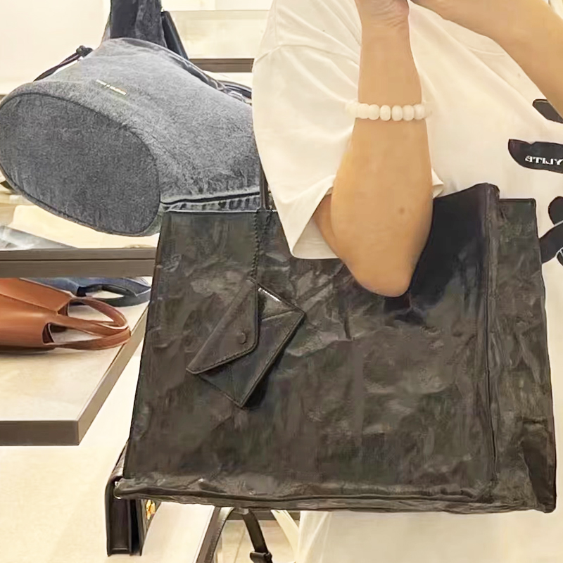 Korean Casual Kraft Paper Tote - đánh giá và giá Luxury Bags Collection