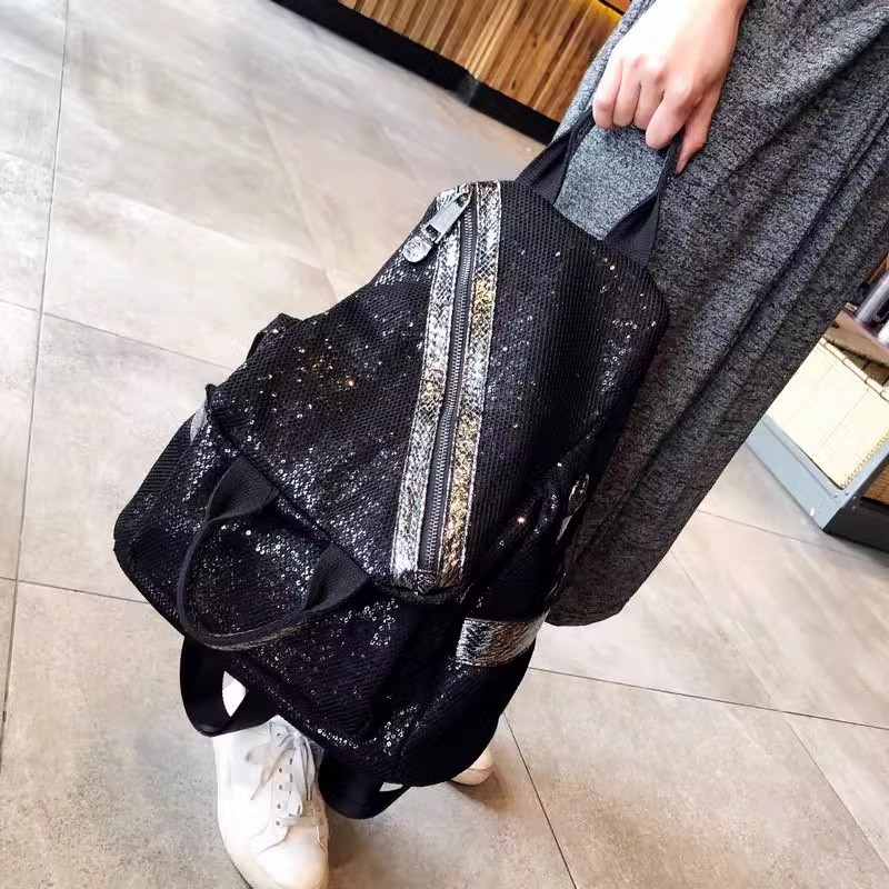 New Women Nylon Sequins Backpa - đánh giá và giá Luxury Bags Vintage