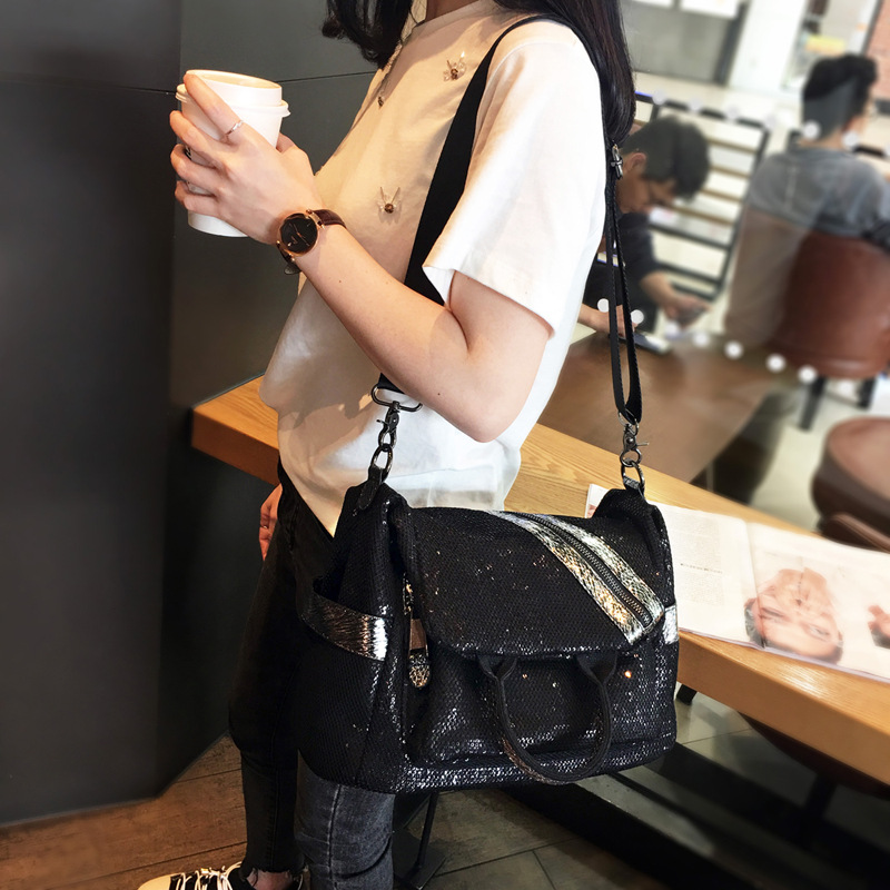 New Women Nylon Sequins Backpa - đánh giá và giá Luxury Bags Vintage