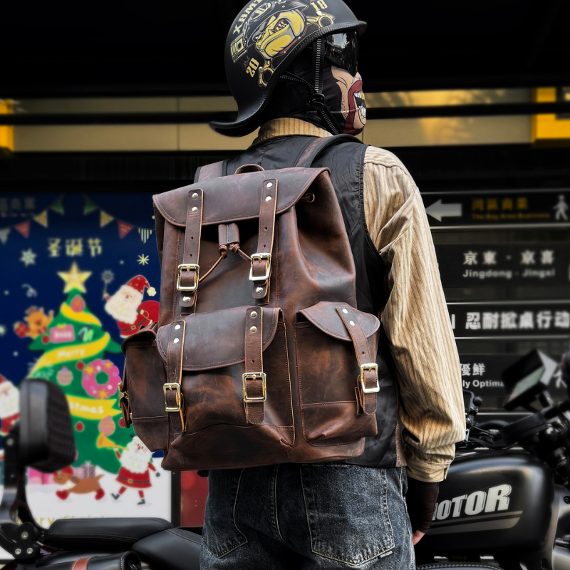 New Arrivals Leather Backpack  - đánh giá và giá Luxury Bags Vintage