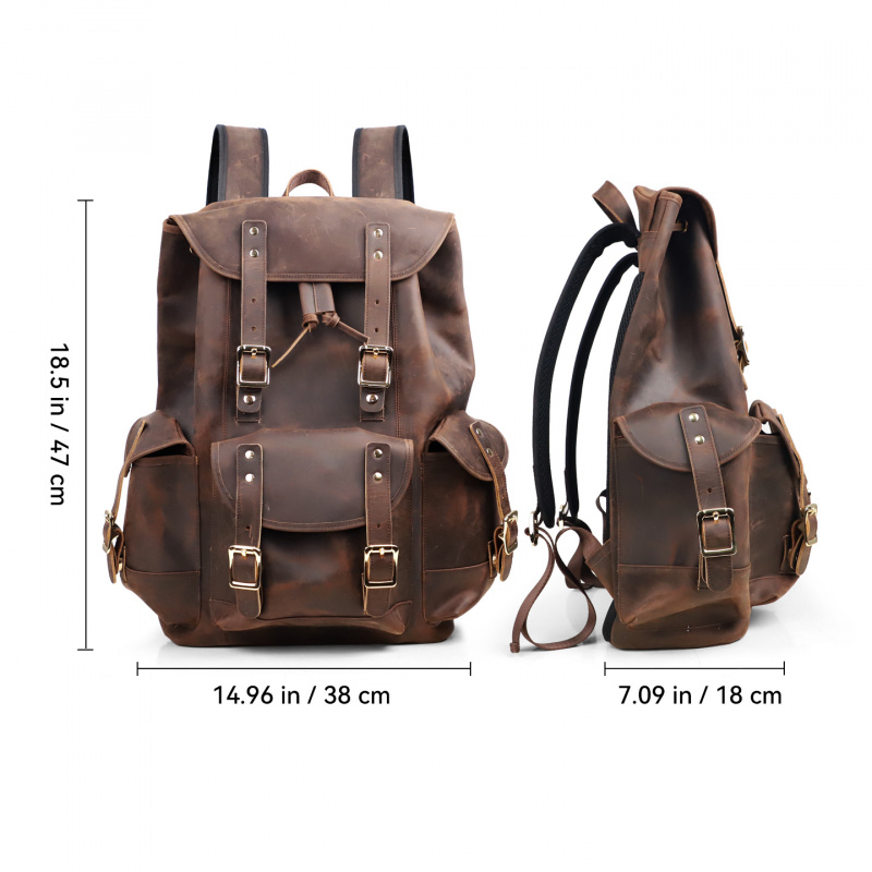 New Arrivals Leather Backpack  - đánh giá và giá Luxury Bags Vintage