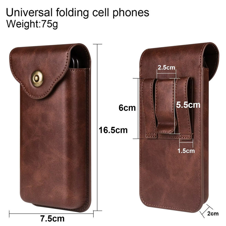 For Samsung Galaxy Z Fold 7/Fo - đánh giá và giá Belt Bag Leather Wide