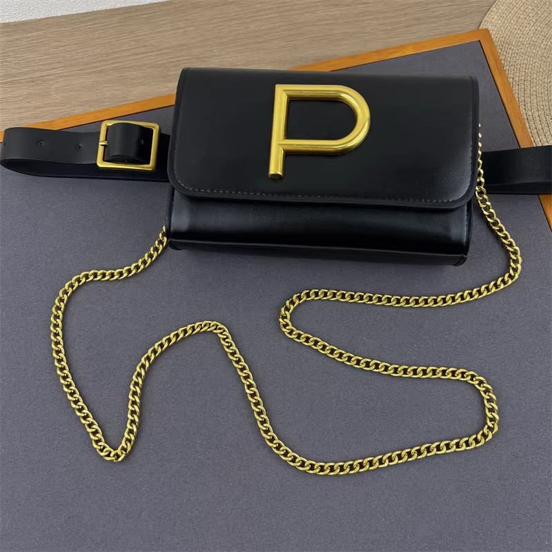 Women's Designer P Letter PU L - đánh giá và giá Belt Bag Leather Wide