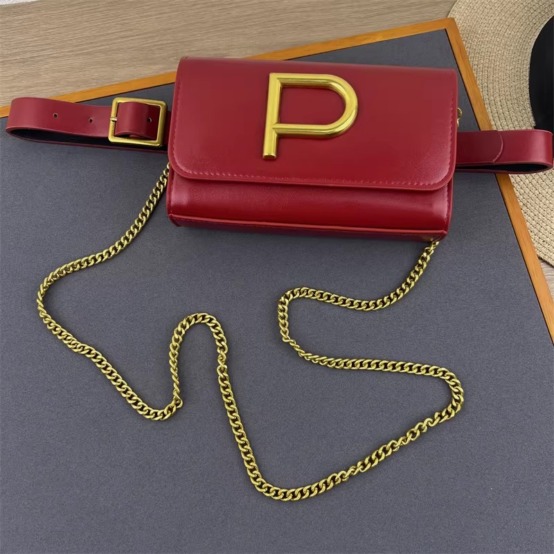 Women's Designer P Letter PU L - đánh giá và giá Belt Bag Leather Wide