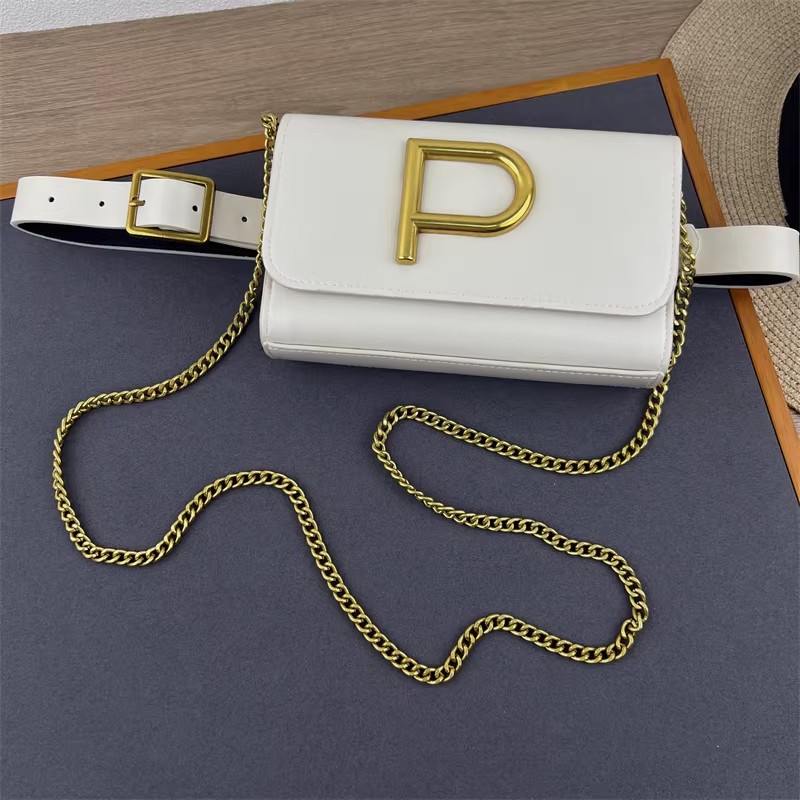 Women's Designer P Letter PU L - đánh giá và giá Belt Bag Leather Wide