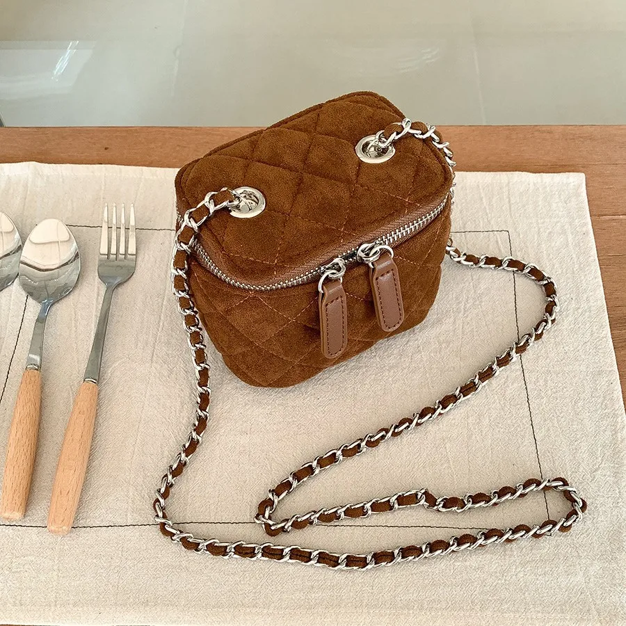 Mini Suede Women Shoulder Bag  - đánh giá và giá Luxury Bags Sling