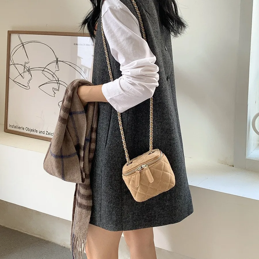 Mini Suede Women Shoulder Bag  - đánh giá và giá Luxury Bags Sling