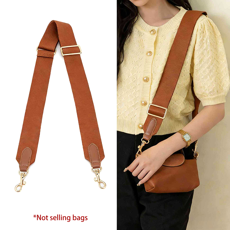 Solid Color Bag Strap Designer - đánh giá và giá Belt Bag Leather Wide