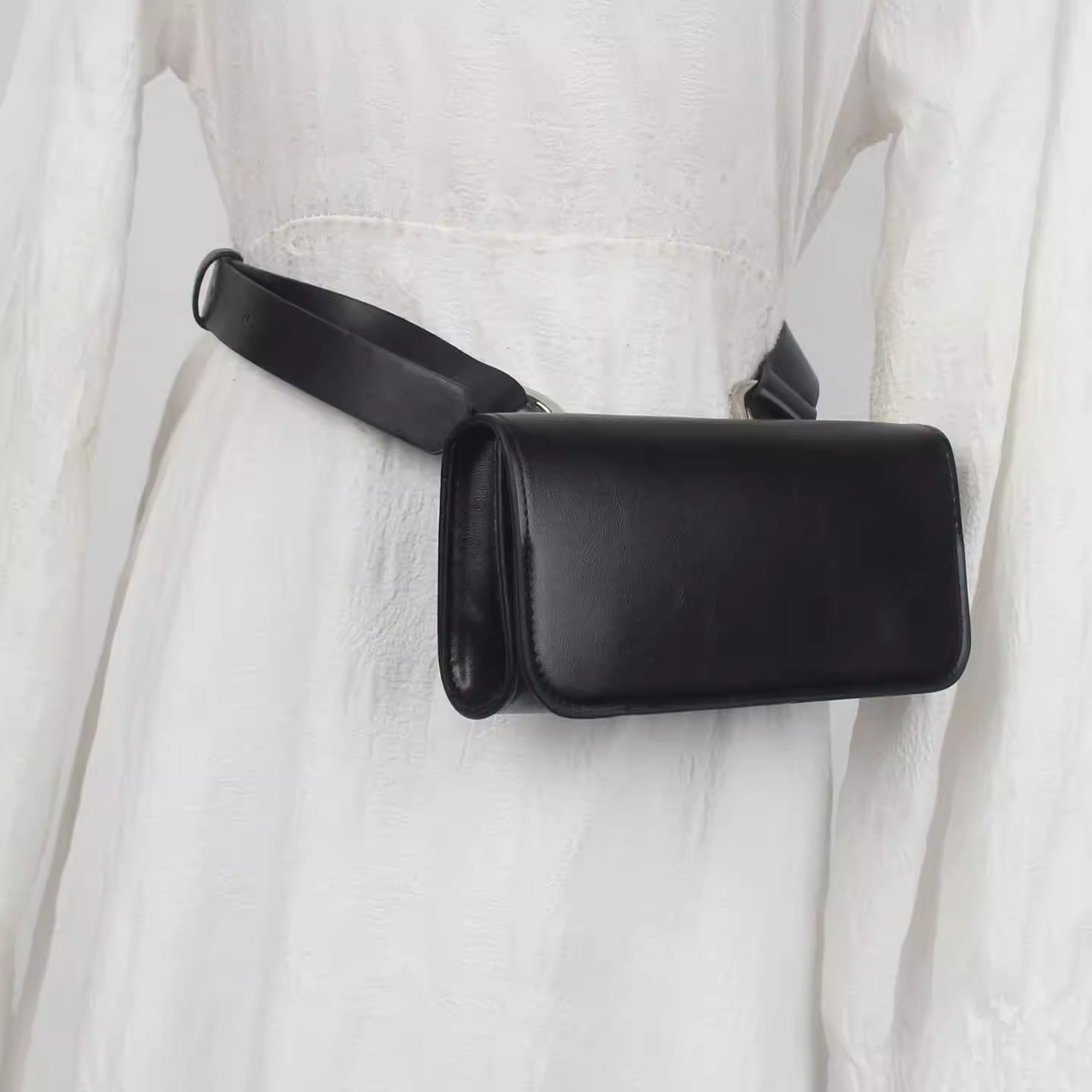 PU Leather Bag Belt Men Women  - đánh giá và giá Belt Bag Leather Wide