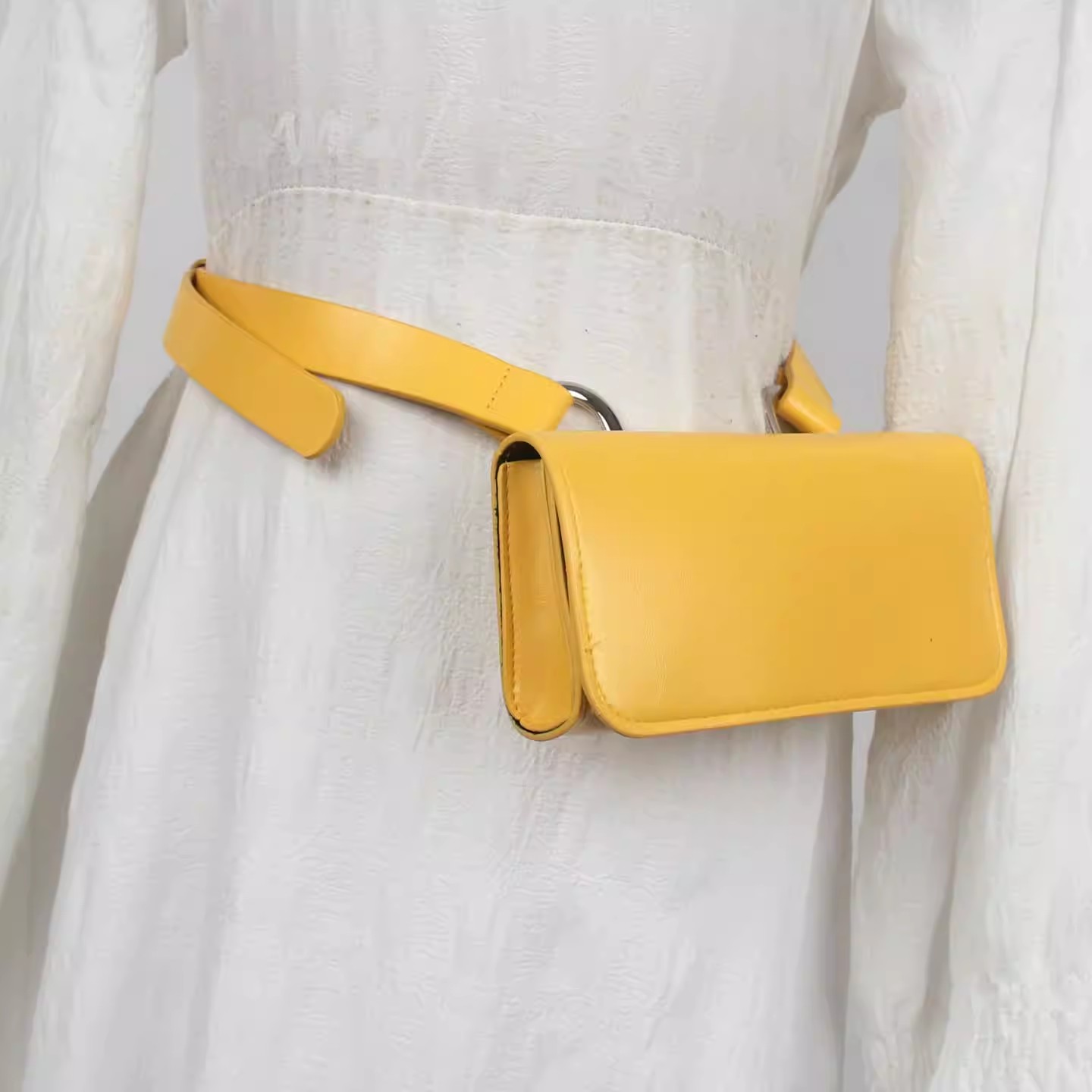 PU Leather Bag Belt Men Women  - đánh giá và giá Belt Bag Leather Wide