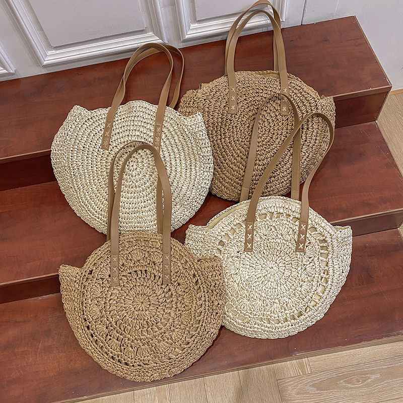 Summer Round Straw Bags for Wo - đánh giá và giá Luxury Beach Bags Ysl
