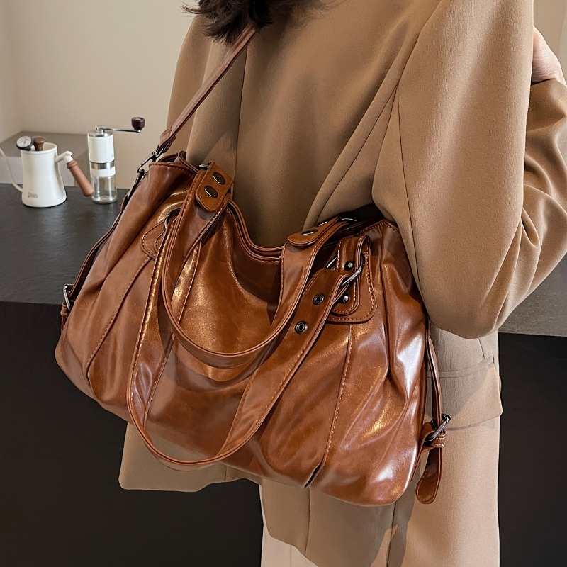 Large Capacity Vintage Leather - đánh giá và giá Luxury Bags Vip