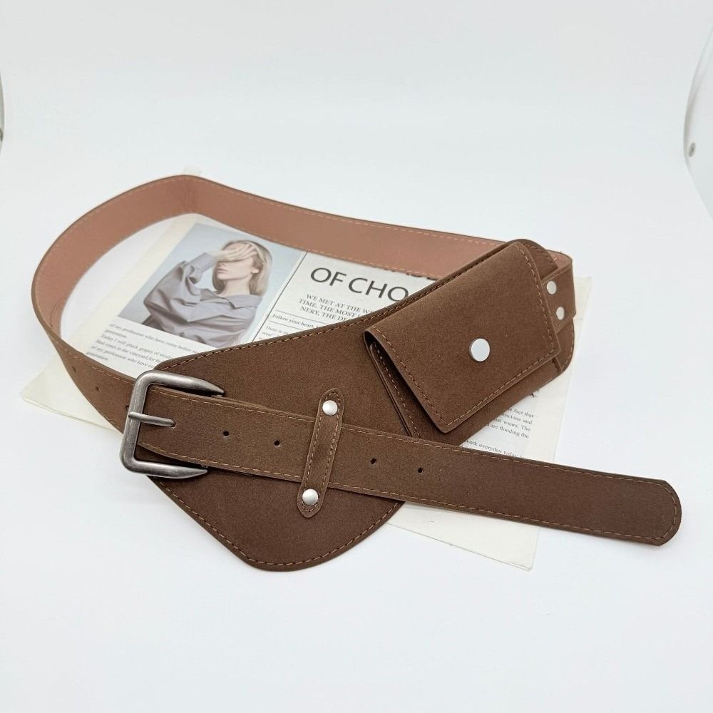 Western Cowboy Style PU Pin Bu - đánh giá và giá Belt Bag Leather Wide
