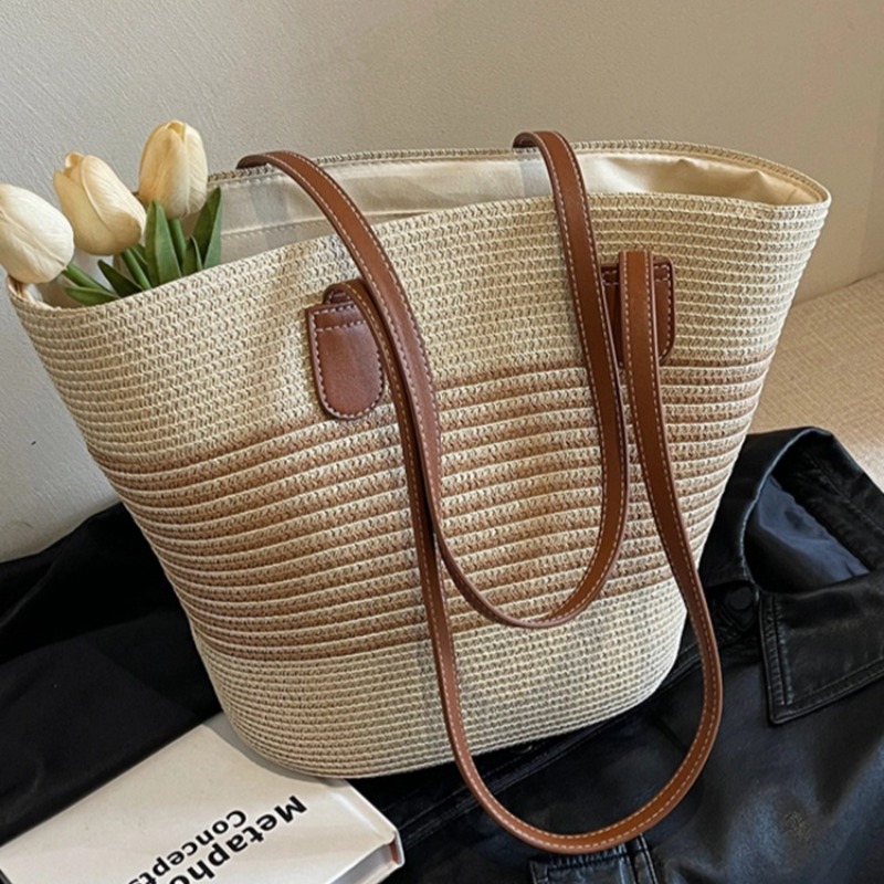 Straw bag bag women's summer i - đánh giá và giá Luxury Beach Bags Ysl