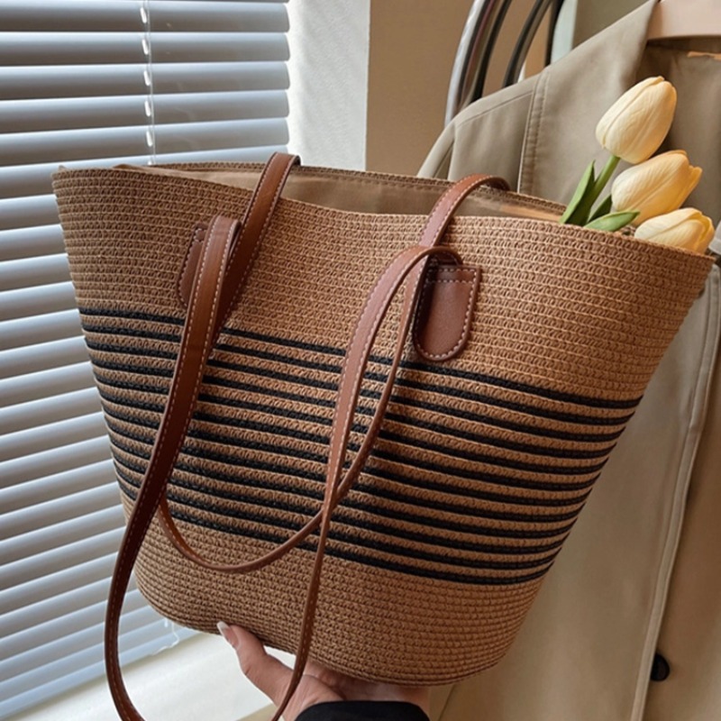 Straw bag bag women's summer i - đánh giá và giá Luxury Beach Bags Ysl