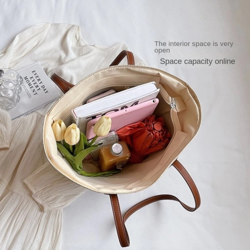 Straw bag bag women's summer i - đánh giá và giá Luxury Beach Bags Ysl