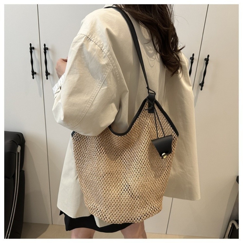 Summer Straw Woven Shoulder Ba - đánh giá và giá Luxury Beach Bags Ysl