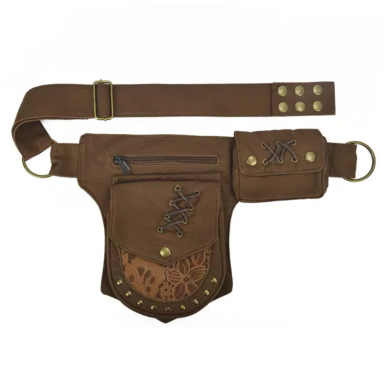 Rivet Wide Waist Belt Spicy Gi - đánh giá và giá Belt Bag Leather Wide