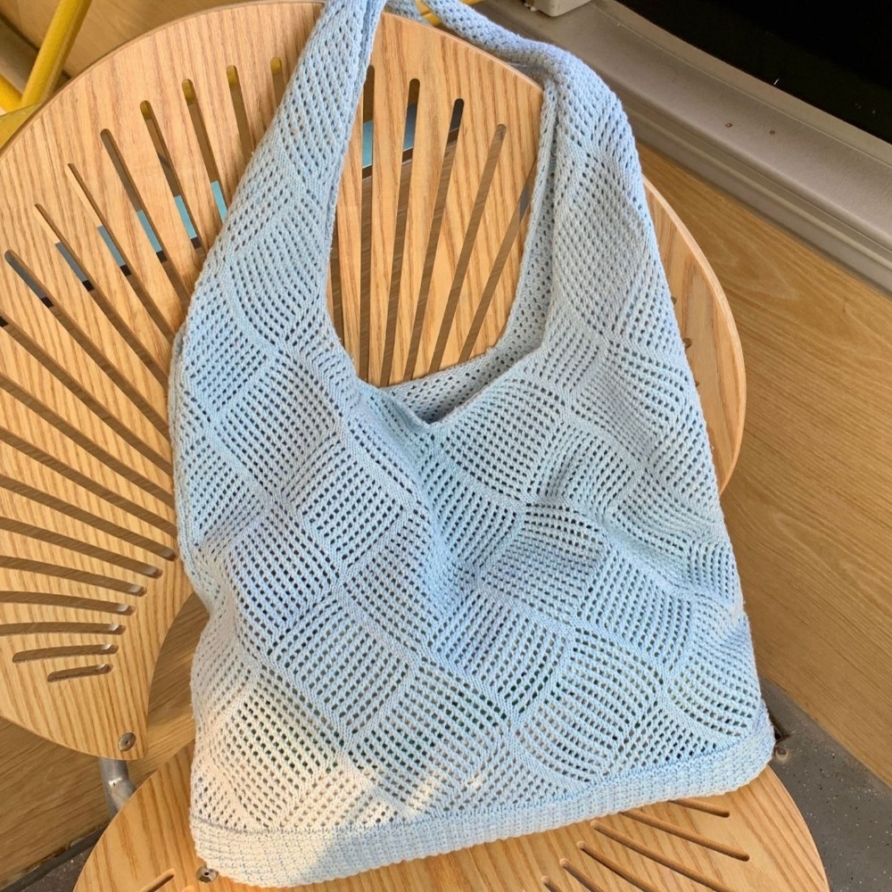 Trendy Hollow Design Crochet H - đánh giá và giá Luxury Beach Bags Ysl