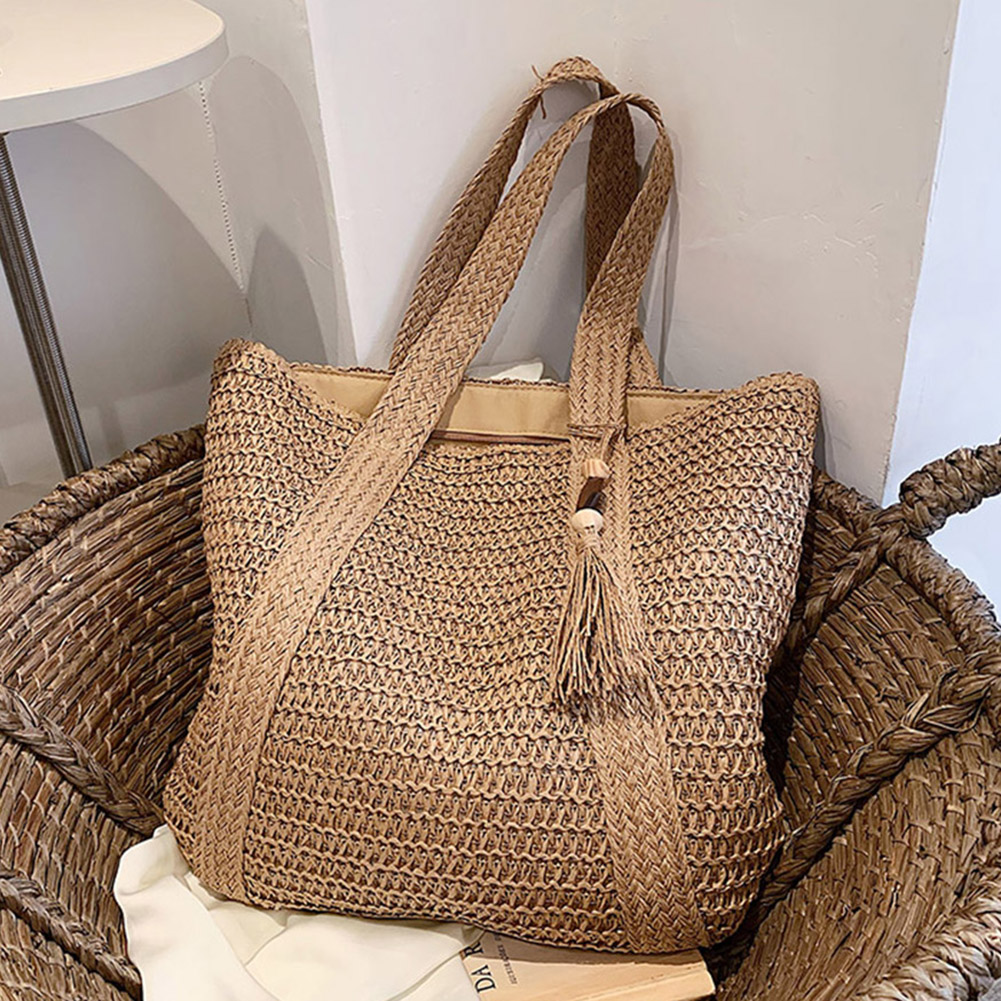 Summer Straw Women Bag Hand-Wo - đánh giá và giá Luxury Beach Bags Ysl