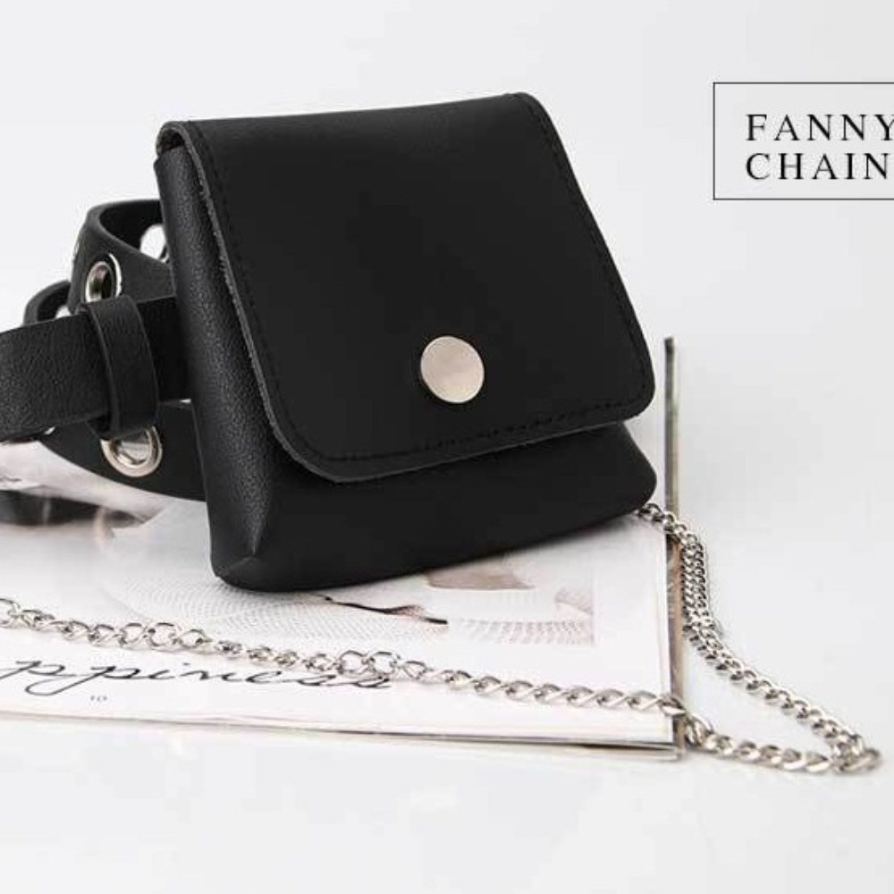 New PU Leather Women Waist Bag - đánh giá và giá Belt Bag Leather Wide