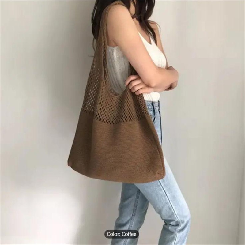 Aesthetic Hollow Out Crochet B - đánh giá và giá Luxury Beach Bags Ysl