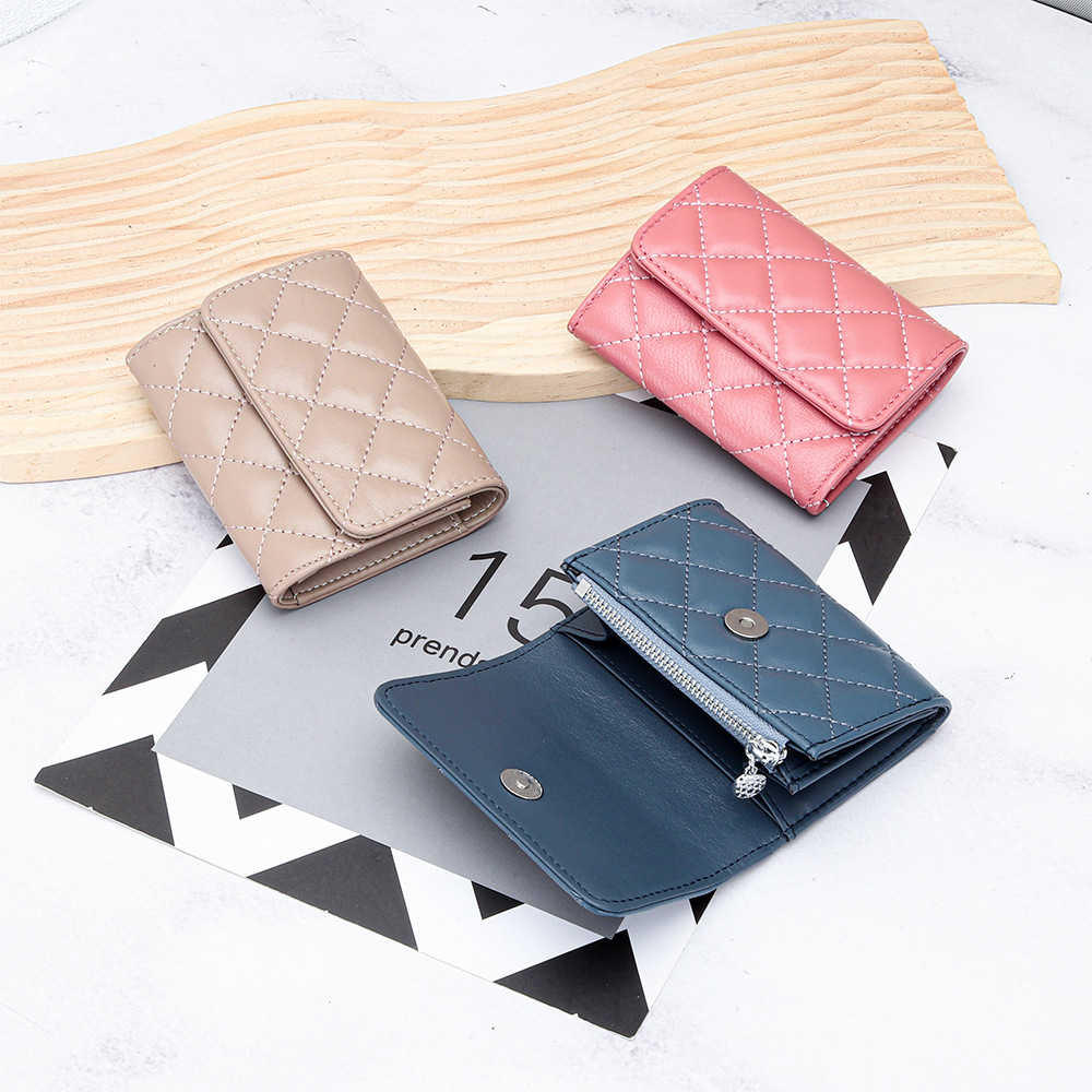 Sheepskin Quilted Card Holder  - đánh giá và giá Luxury Bags Name For Women