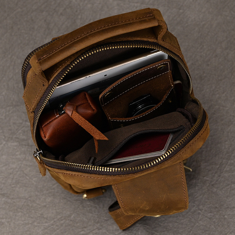 Luxury Male Chest Bags Genuine - đánh giá và giá Luxury Bags Sling