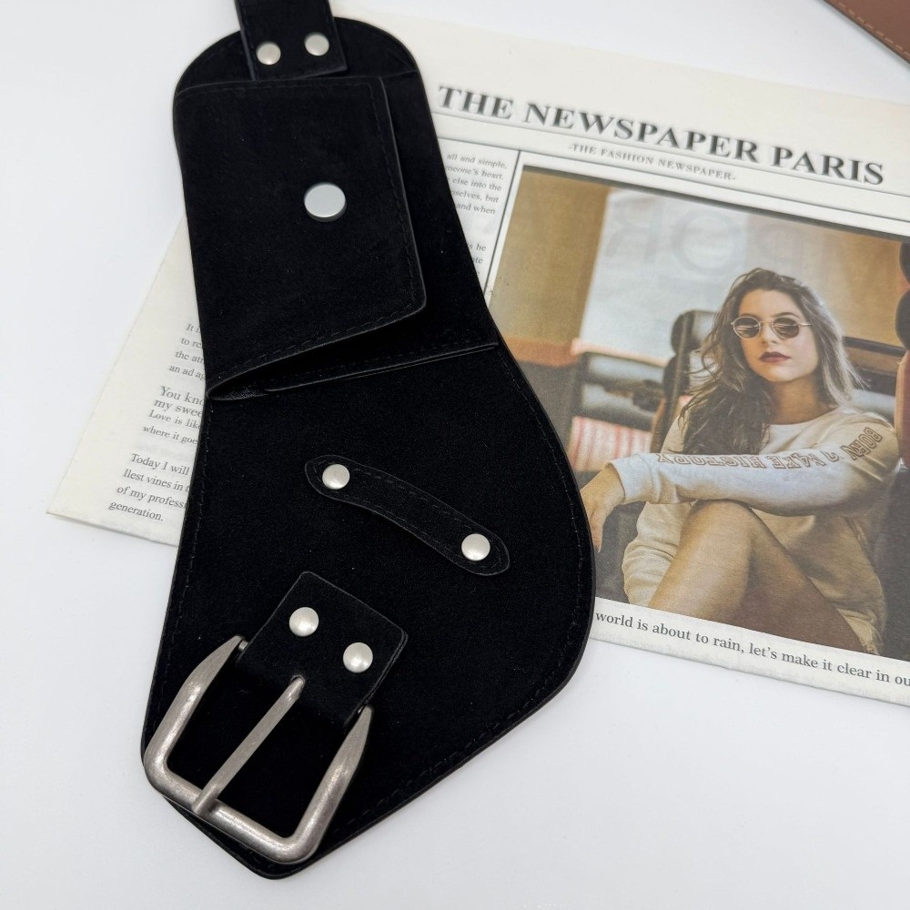 Fashion PU Pin Buckle Waistban - đánh giá và giá Belt Bag Leather Wide
