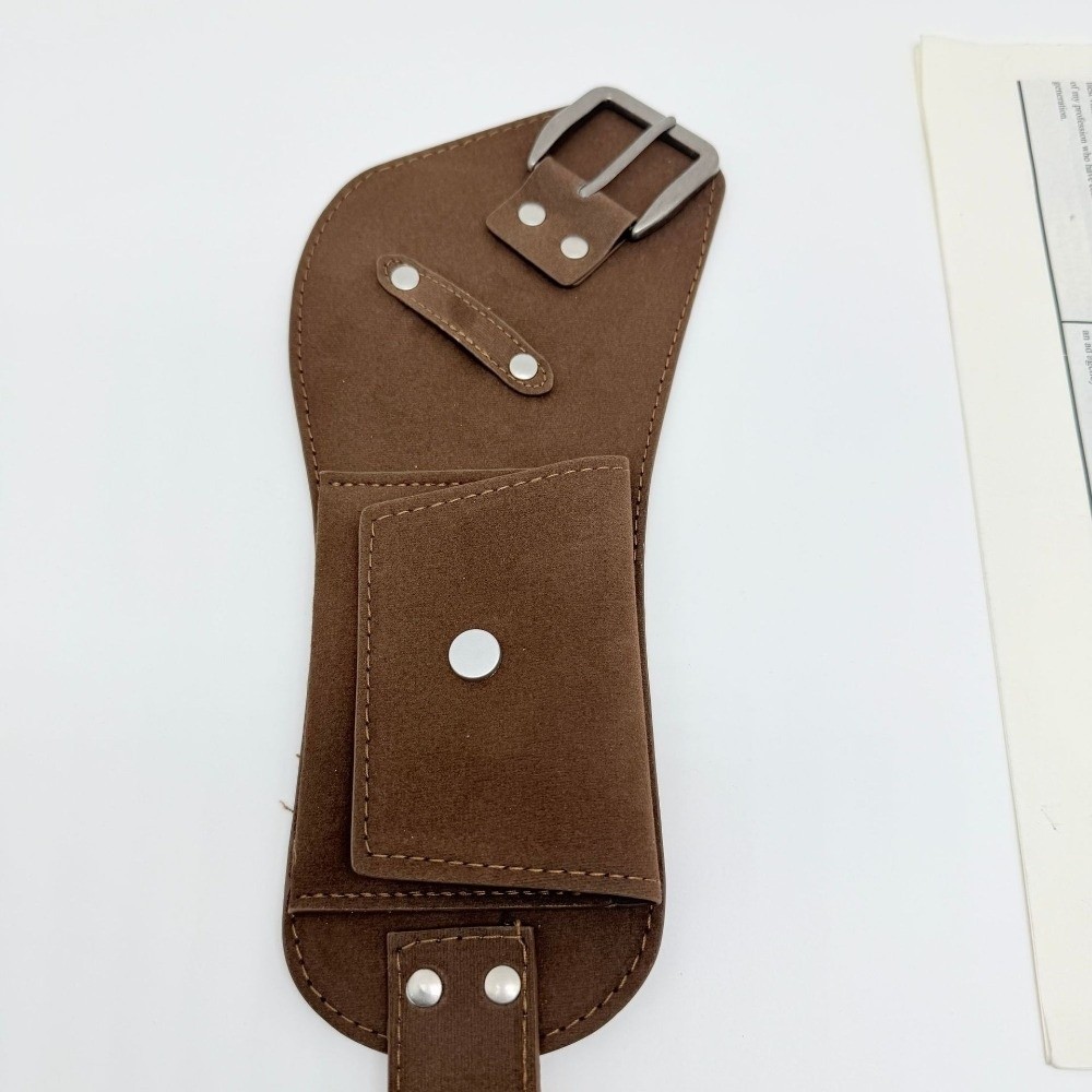 Vintage PU Pin Buckle Waistban - đánh giá và giá Belt Bag Leather Wide