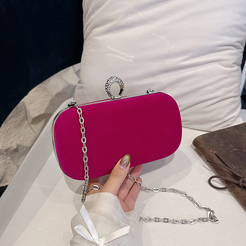 Black Velvet Handbag for Women - đánh giá và giá Luxury Bags Vip